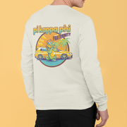 White Pi Kappa Phi Graphic Long Sleeve | Cool Croc | Pi Kappa Phi Apparel and Merchandise model 