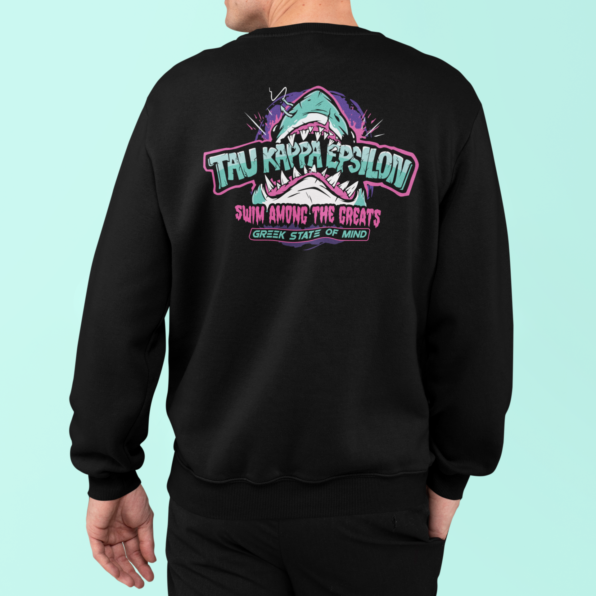 Tau Kappa Epsilon Graphic Crewneck Sweatshirt | The Deep End | Tau Kappa Epsilon Fraternity  