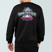 Black Sigma Phi Epsilon Graphic Crewneck Sweatshirt | The Deep End | SigEp Fraternity Clothes and Merchandise model 
