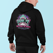 Black Sigma Pi Graphic Hoodie | The Deep End | Sigma Pi Apparel and Merchandise model 