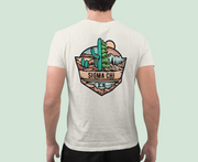 Sigma Chi Graphic T-Shirt | Desert Mountains | Sigma Chi Fraternity Apparel model 