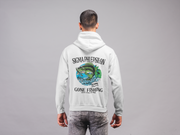 Sigma Phi Epsilon Graphic Hoodie | Gone Fishing | SigEp Clothing - Campus Apparel model
