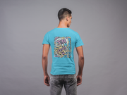 Turquoise Sigma Nu Graphic T-Shirt | Fun in the Sun | Sigma Nu Clothing, Apparel and Merchandise back model 