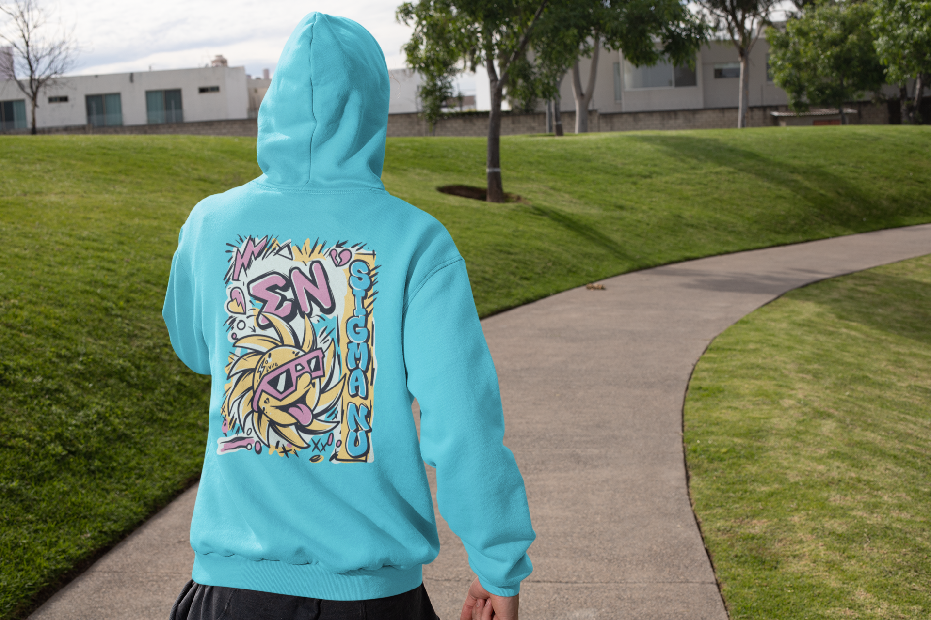 Turquoise Sigma Nu Graphic Hoodie | Fun in the Sun | Sigma Nu Clothing, Apparel and Merchandise