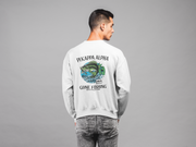 Pi Kappa Alpha Graphic Crewneck Sweatshirt | Gone Fishing | Pi kappa alpha fraternity shirt model 