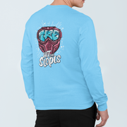 Light Blue Tau Kappa Epsilon Graphic Long Sleeve T-Shirt | Hit the Slopes | TKE Clothing and Merchandise