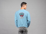 Light Blue Tau Kappa Epsilon Graphic Crewneck Sweatshirt | Hit the Slopes | TKE Clothing and Merchandise 