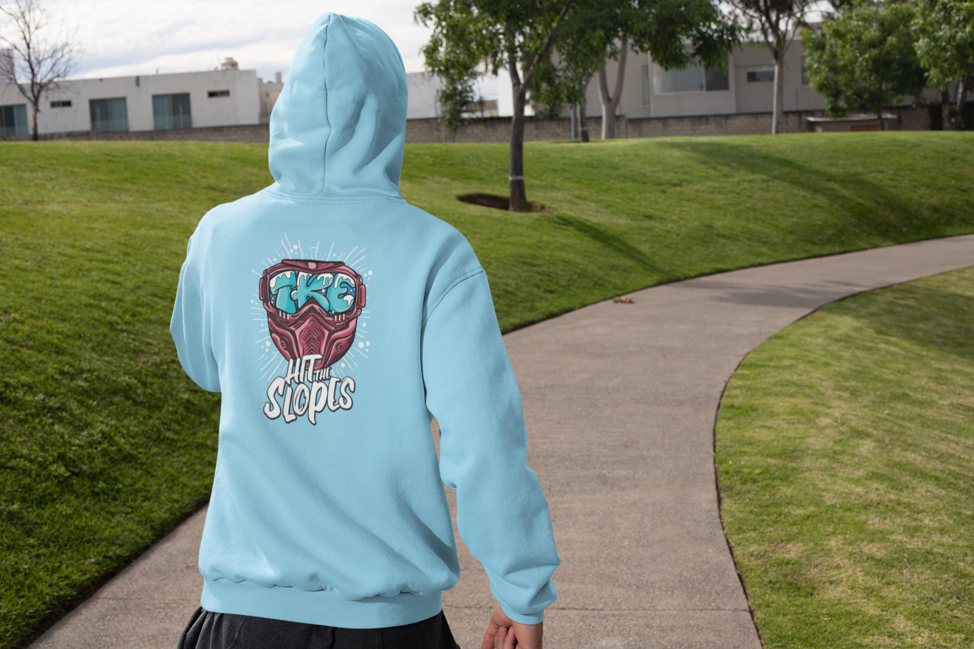 Tau Kappa Epsilon Graphic Hoodie | Hit the Slopes | TKE Clothing and Merchandise 