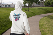 White Sigma Pi Graphic Hoodie | Hit the Slopes | Sigma Pi Apparel and Merchandise model