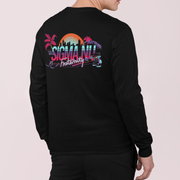 Black Sigma Nu Graphic Long Sleeve | Jump Street | Sigma Nu Clothing, Apparel and Merchandise model 