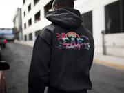 black Sigma Alpha Epsilon Graphic Hoodie | Jump Street | Sigma Alpha Epsilon Clothing and Merchandise back model 