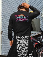 black Pi Kappa Alpha Graphic Long Sleeve | Jump Street | Pi kappa alpha fraternity shirt model 
