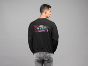 black Pi Kappa Phi Graphic Crewneck Sweatshirt | Jump Street | Pi Kappa Phi Apparel and Merchandise model 