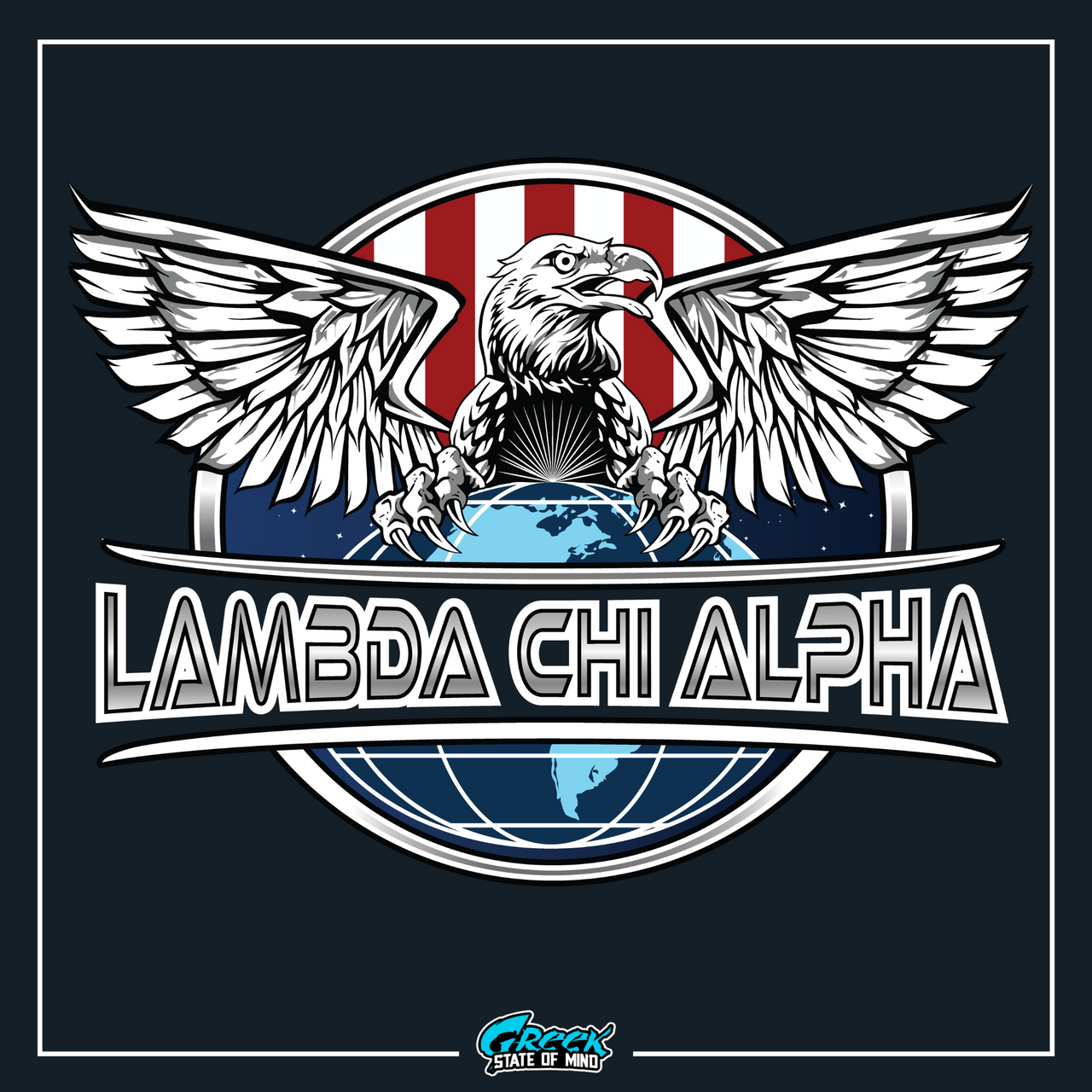Lambda Chi Alpha Graphic Crewneck Sweatshirt | The Fraternal Order | Lambda Chi Alpha Fraternity Shirt design