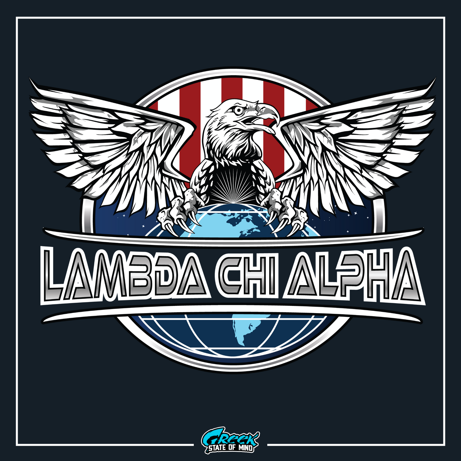 Lambda Chi Alpha Graphic T-Shirt | The Fraternal Order | Lambda Chi Alpha Fraternity Shirt design 