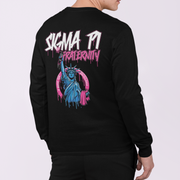 Black Sigma Pi Graphic Long Sleeve | Liberty Rebel | Sigma Pi Apparel and Merchandise model 