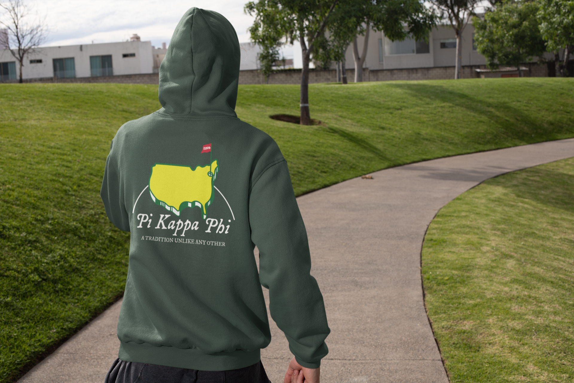 Pi Kappa Phi Graphic Hoodie | The Masters | Pi Kappa Phi Apparel and Merchandise model 