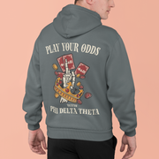 Phi Delta Theta Graphic Hoodie | Play Your Odds | phi delta theta fraternity greek apparel model