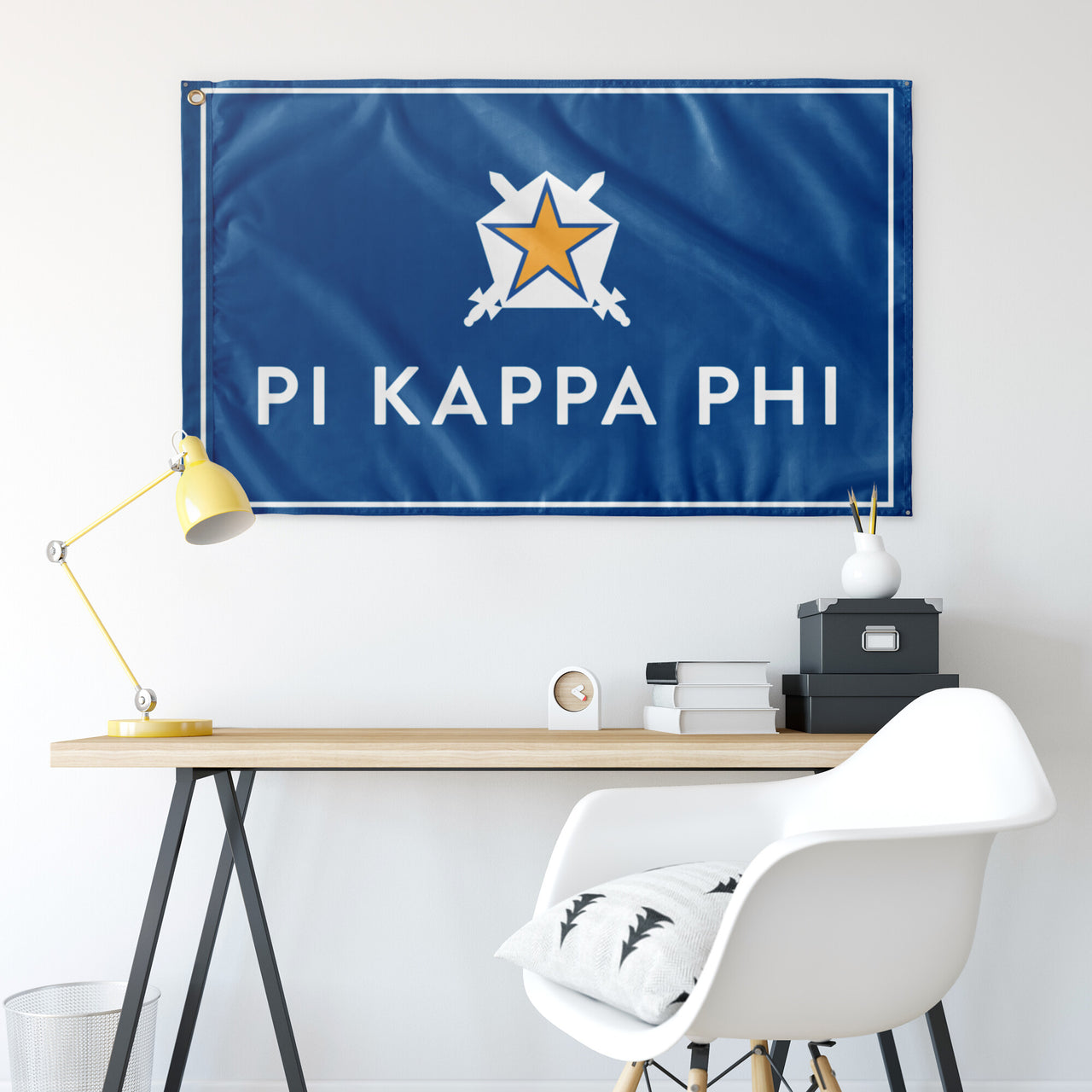 PI Kappa Phi - Name Star Shield Flag