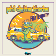 Phi Delta Theta Graphic Hoodie | Cool Croc | phi delta theta fraternity greek apparel design 
