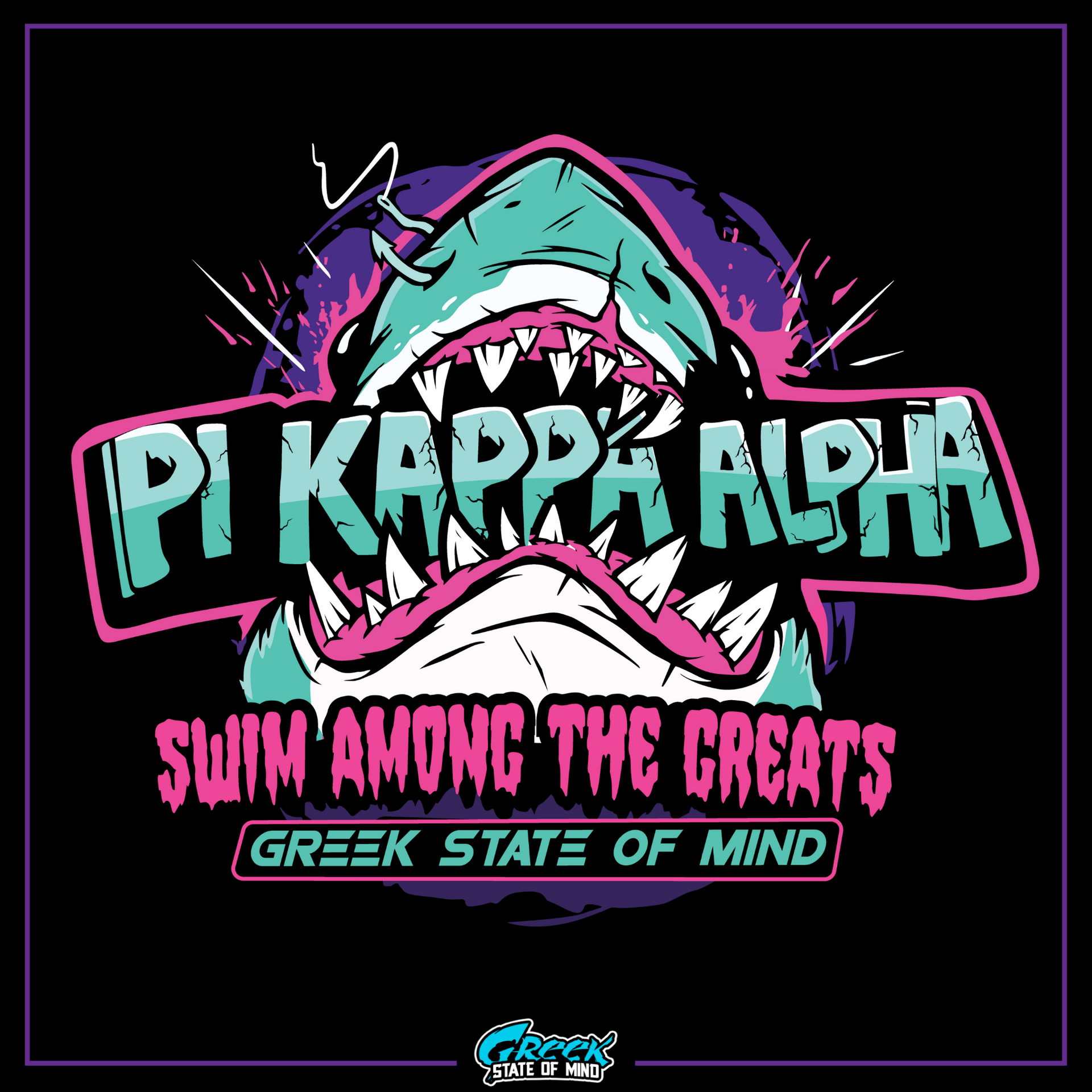 Pi Kappa Alpha Graphic Long Sleeve | The Deep End | Pi kappa alpha fraternity shirt design 
