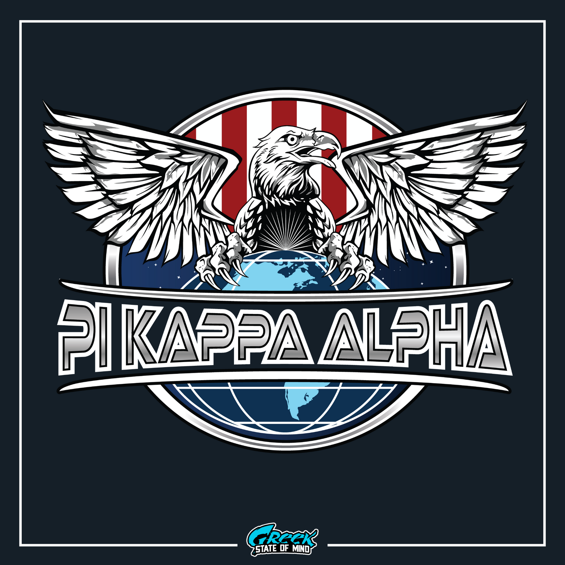 Pi Kappa Alpha Graphic T-Shirt | The Fraternal Order | Pi kappa alpha fraternity shirt design