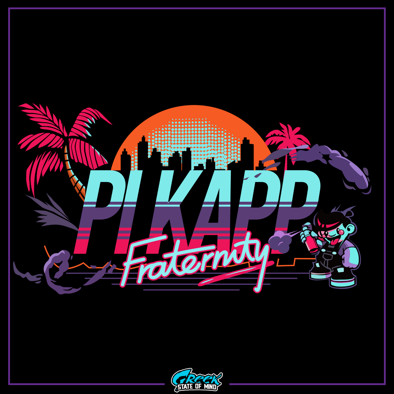 Pi Kappa Phi Graphic T-Shirt | Jump Street | Pi Kappa Phi Apparel and Merchandise design 
