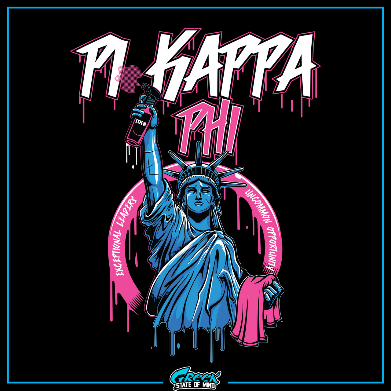 Pi Kappa Phi Graphic Hoodie | Liberty Rebel | Pi Kappa Phi Apparel and Merchandise  design 