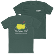 Green Pi Kappa Phi Graphic T-Shirt | The Masters | Pi Kappa Phi Apparel and Merchandise
