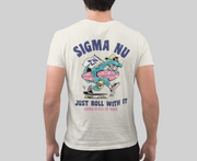 Sigma Nu Graphic T-Shirt | Alligator Skater | Sigma Nu Clothing, Apparel and Merchandise model 