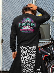 Pi Kappa Phi Graphic Long Sleeve | The Deep End | Pi Kappa Phi Apparel and Merchandise back model 