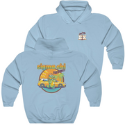 Light Blue Sigma Chi Graphic Hoodie | Cool Croc | Sigma Chi Fraternity Apparel