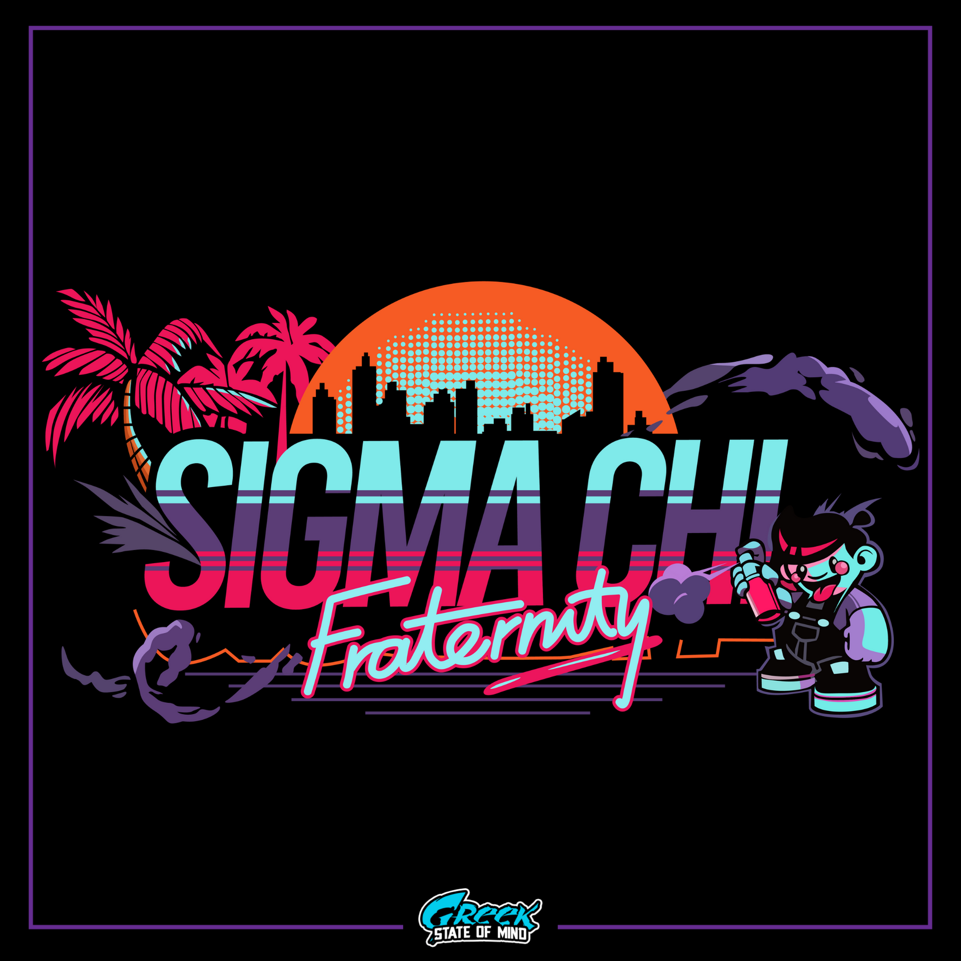Sigma Chi Graphic T-Shirt | Jump Street | Sigma Chi Fraternity Apparel design