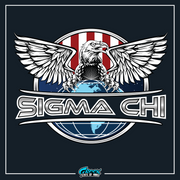 Sigma Chi Graphic T-Shirt | The Fraternal Order |  Sigma Chi Fraternity Merch House design 
