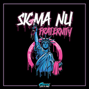 Sigma Nu Graphic T-Shirt | Liberty Rebel | Sigma Nu Clothing, Apparel and Merchandise design 