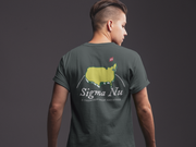 Sigma Nu Graphic T-Shirt | The Masters | Sigma Nu Clothing, Apparel and Merchandise model 