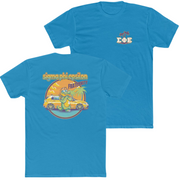 Turquoise Sigma Phi Epsilon Graphic T-Shirt | Cool Croc | SigEp Clothing - Campus Apparel  