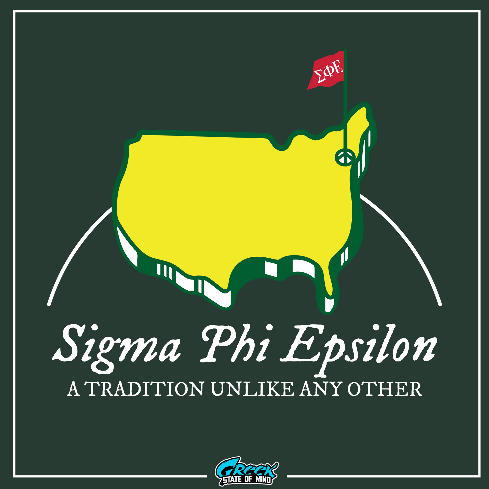 Sigma Phi Epsilon Graphic Hoodie | The Masters | SigEp Clothing - Campus Apparel design