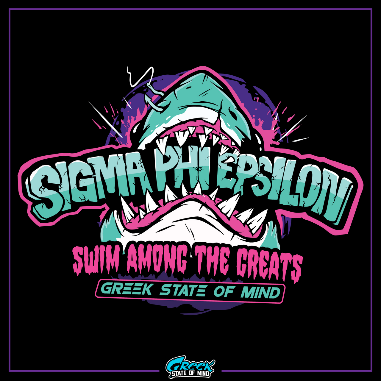 Sigma Phi Epsilon Graphic Crewneck Sweatshirt | The Deep End | SigEp Fraternity Clothes and Merchandise design 