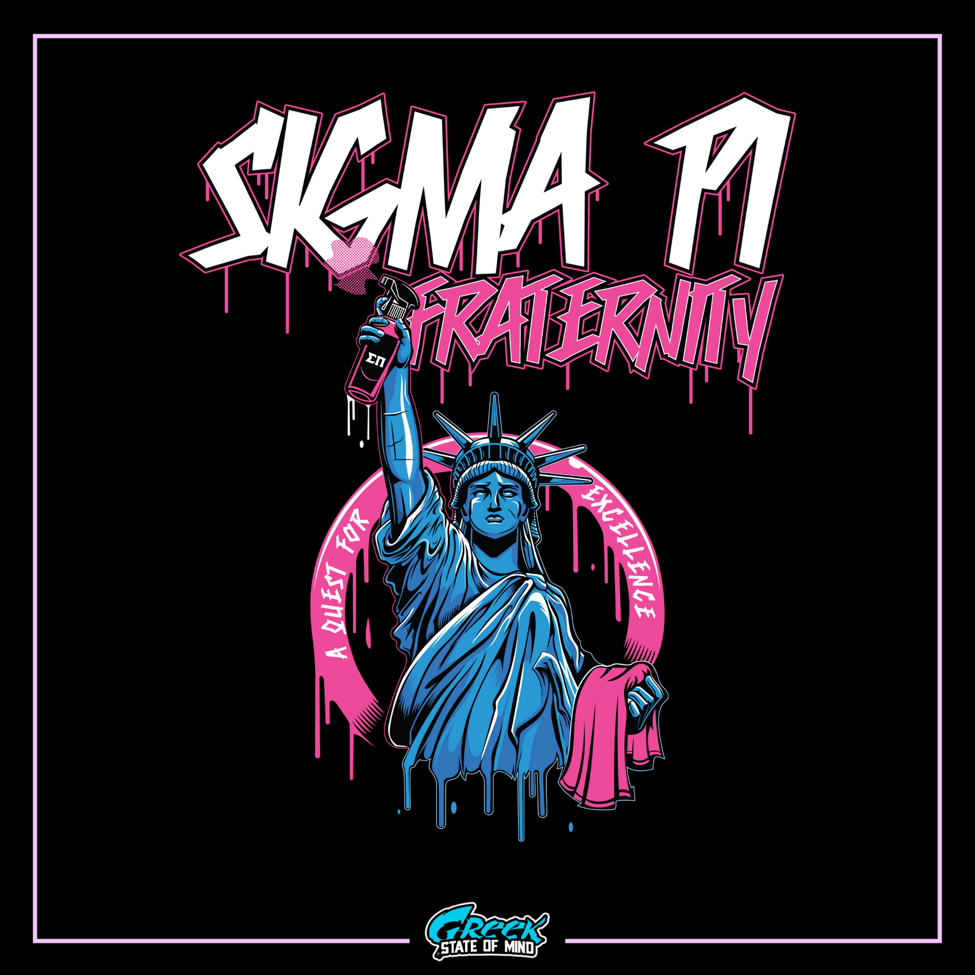 Sigma Pi Graphic Hoodie | Liberty Rebel | Sigma Pi Apparel and Merchandise 