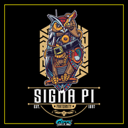 Sigma Pi Graphic Long Sleeve | Steampunk Owl | Sigma Pi Apparel and Merchandise design 