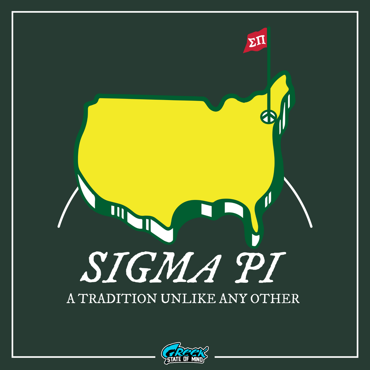 Sigma Pi Graphic T-Shirt | The Masters | Sigma Pi Apparel and Merchandise design