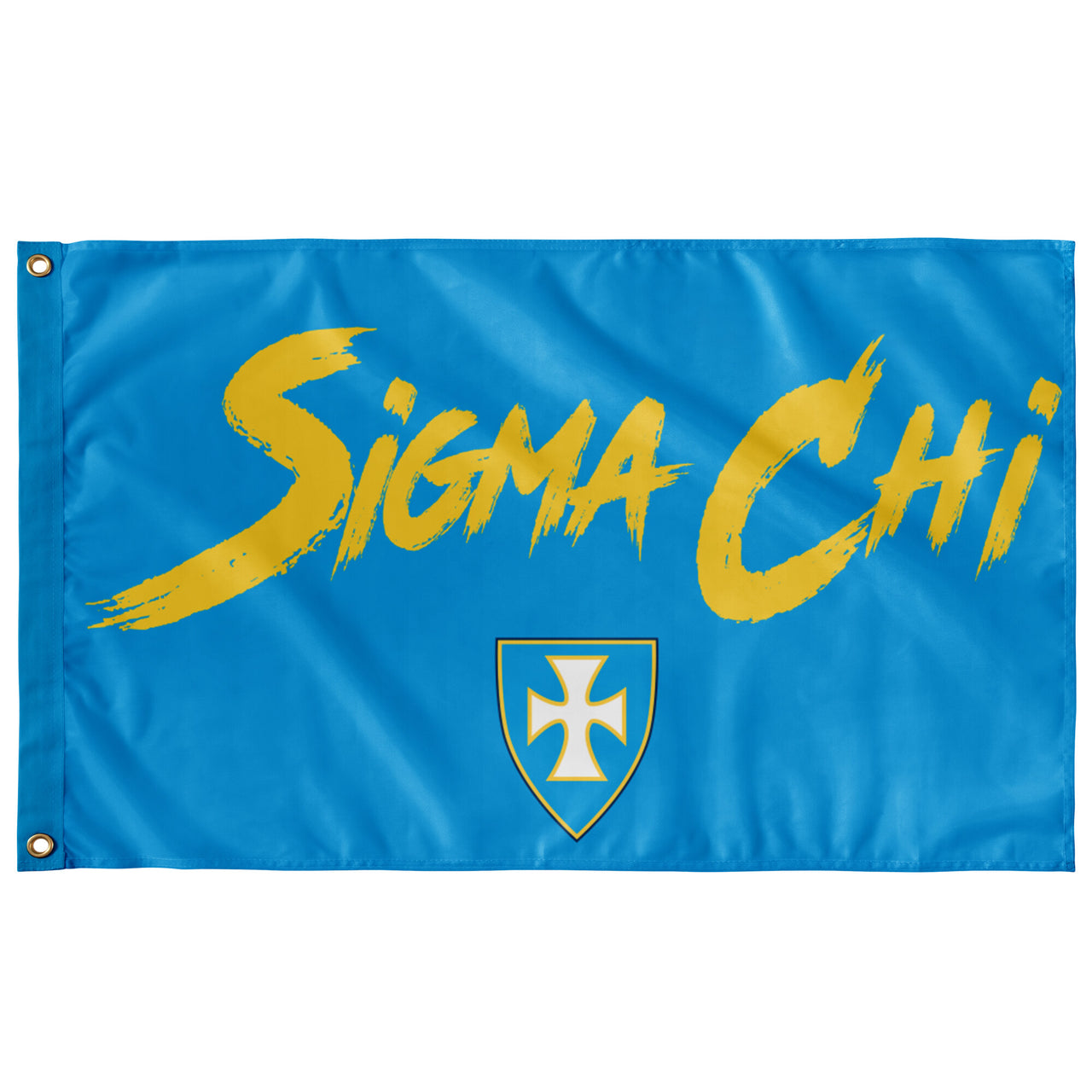 Sigma Chi Fighter Flag | Blue and Gold