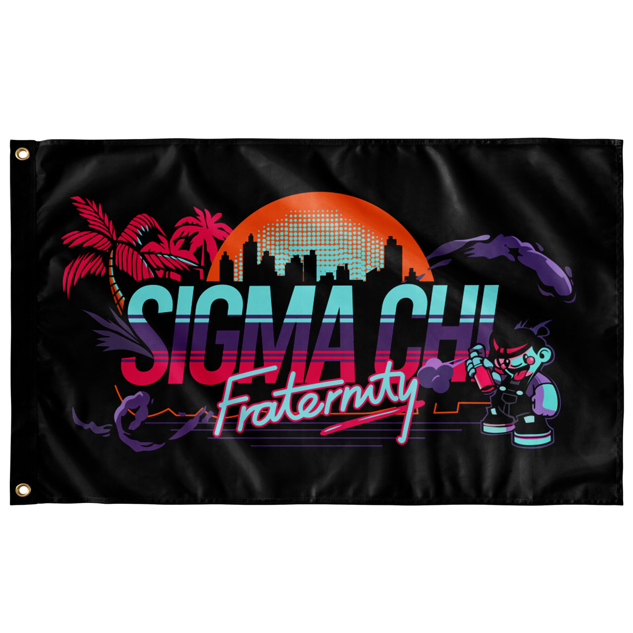 Sigma Chi Flag | Jump Street | 3' x 5' Sigma Chi Flag for Dorms, Fraternity Houses, and On Campus Events