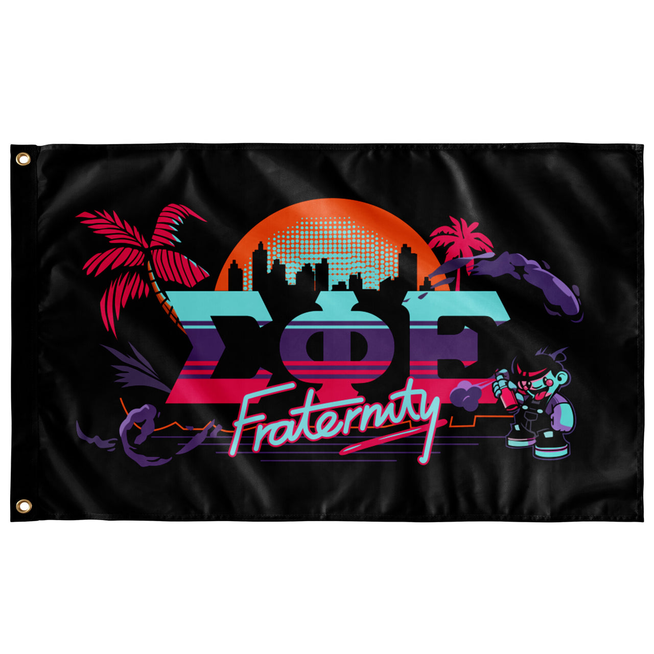 Sigma Phi Epsilon Flag | Jump Street | 3' x 5' SigEp Flag for Dorms, Fraternity Houses, and On Campus Events