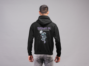 Sigma Pi Graphic Hoodie | Space Baller | Sigma Pi Apparel and Merchandise back model 