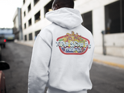 white Alpha Sigma Phi Graphic Hoodie | Summer Sol | Alpha Sigma Phi Fraternity Clothing model 