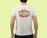 white Alpha Tau Omega Graphic T-Shirt | Summer Sol | Alpha Tau Omega Fraternity Merchandise model 