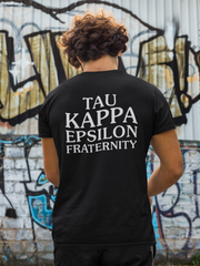 Tau Kappa Epsilon Graphic T-Shirt | TKE Social Club | TKE Clothing and Merchandise model 