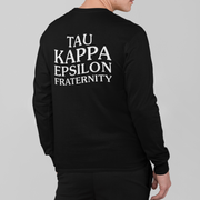 Tau Kappa Epsilon Graphic Long Sleeve T-Shirt | TKE Social Club | TKE Clothing and Merchandise model 